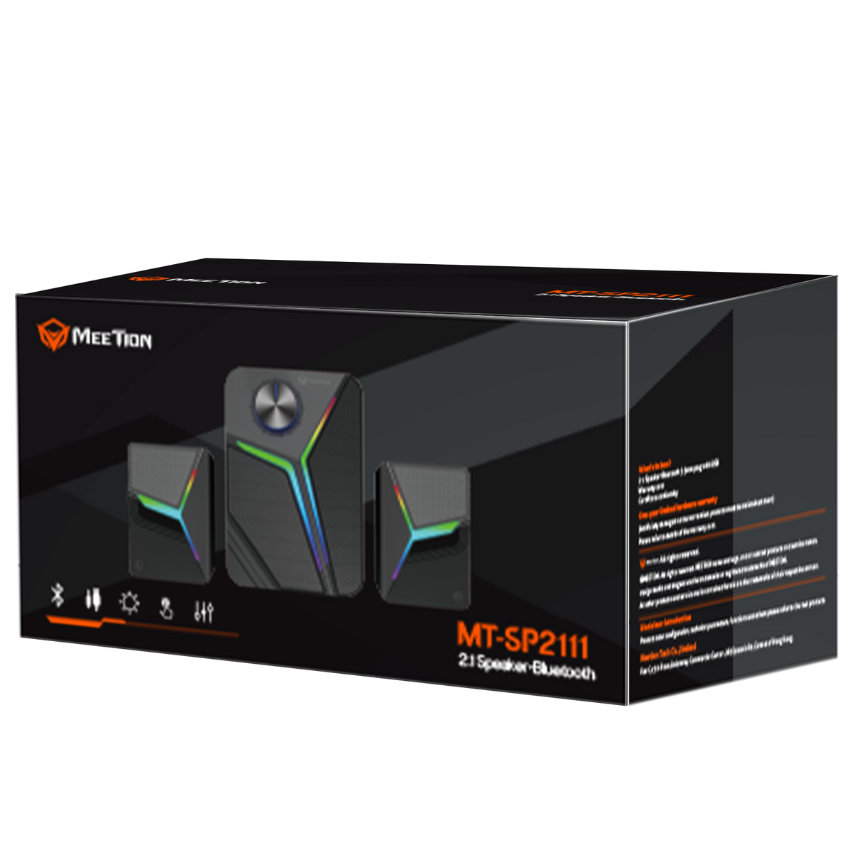 MeeTion MT-SP2111 2.1 Bluetooth Gaming Speaker with RGB