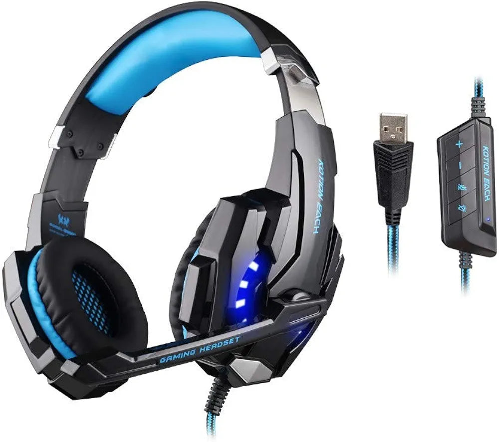Kotion Each G9000 Gaming Headset – 3D Sound | PS4, PS5, PC, Mobile