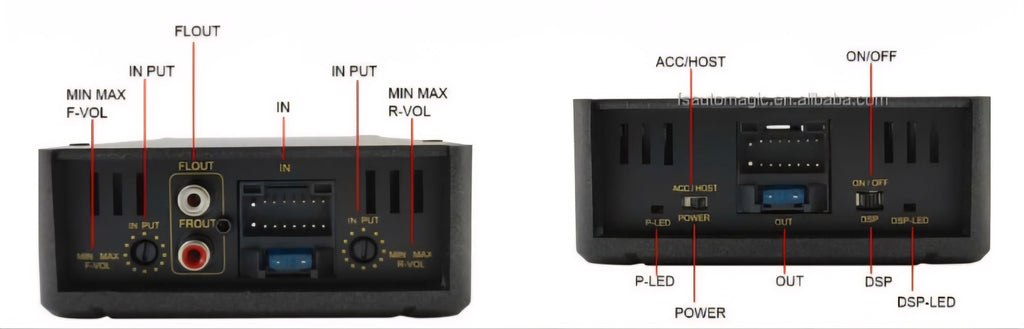 Pioneer TS-D3 4-Channel Car Amplifier – 600W, DSP, Compact 16cm