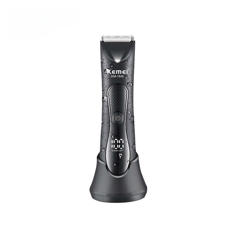 Kemei KM-1846 Waterproof Body Trimmer with Ceramic Blades