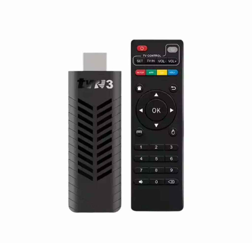 TVR3 Android 9.0 TV Stick 4K – Quad-Core, 2.4G WiFi, HDMI Plug & Play