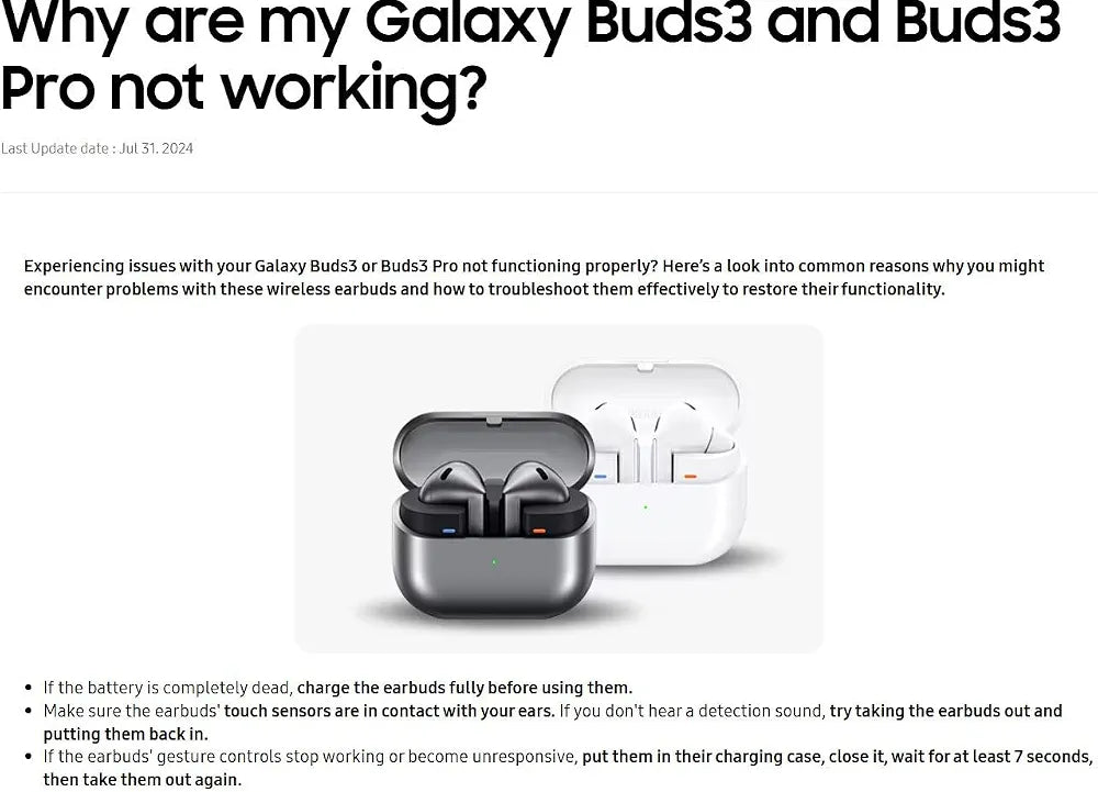 Samsung Galaxy Buds 3 Pro – True Wireless Earbuds