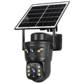4G Solar Security Camera – Dual Lens 8MP 4K Ultra HD with Night Vision & Auto Tracking