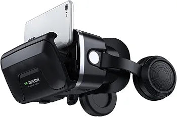 VR Shinecon 4K – Virtual Reality Headset with Built-in Headphones & Bluetooth Controller