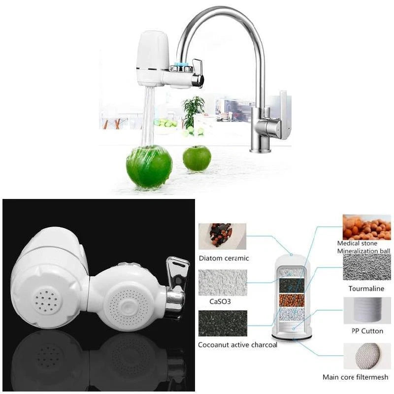 Faucet Water Filter Purifier with Ceramic Filtration System