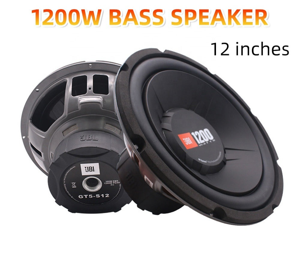 JBL GT5-S12 12" Car Subwoofer – 1200W Peak, 300W RMS, 4 Ohm