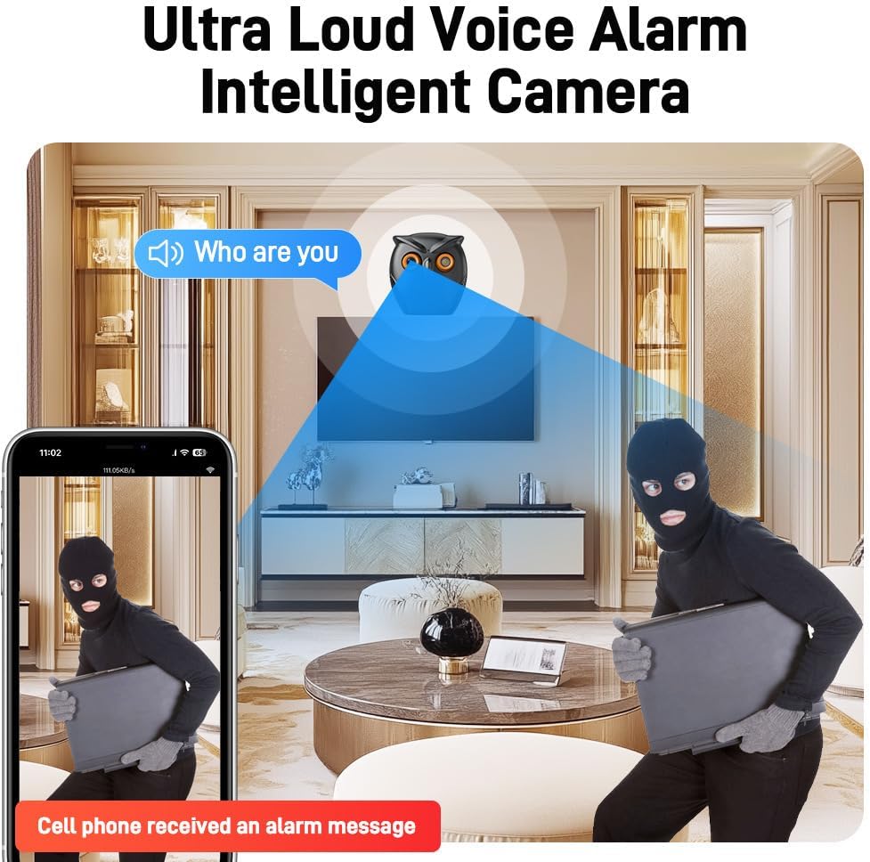 Owl WiFi Security Camera 1080p