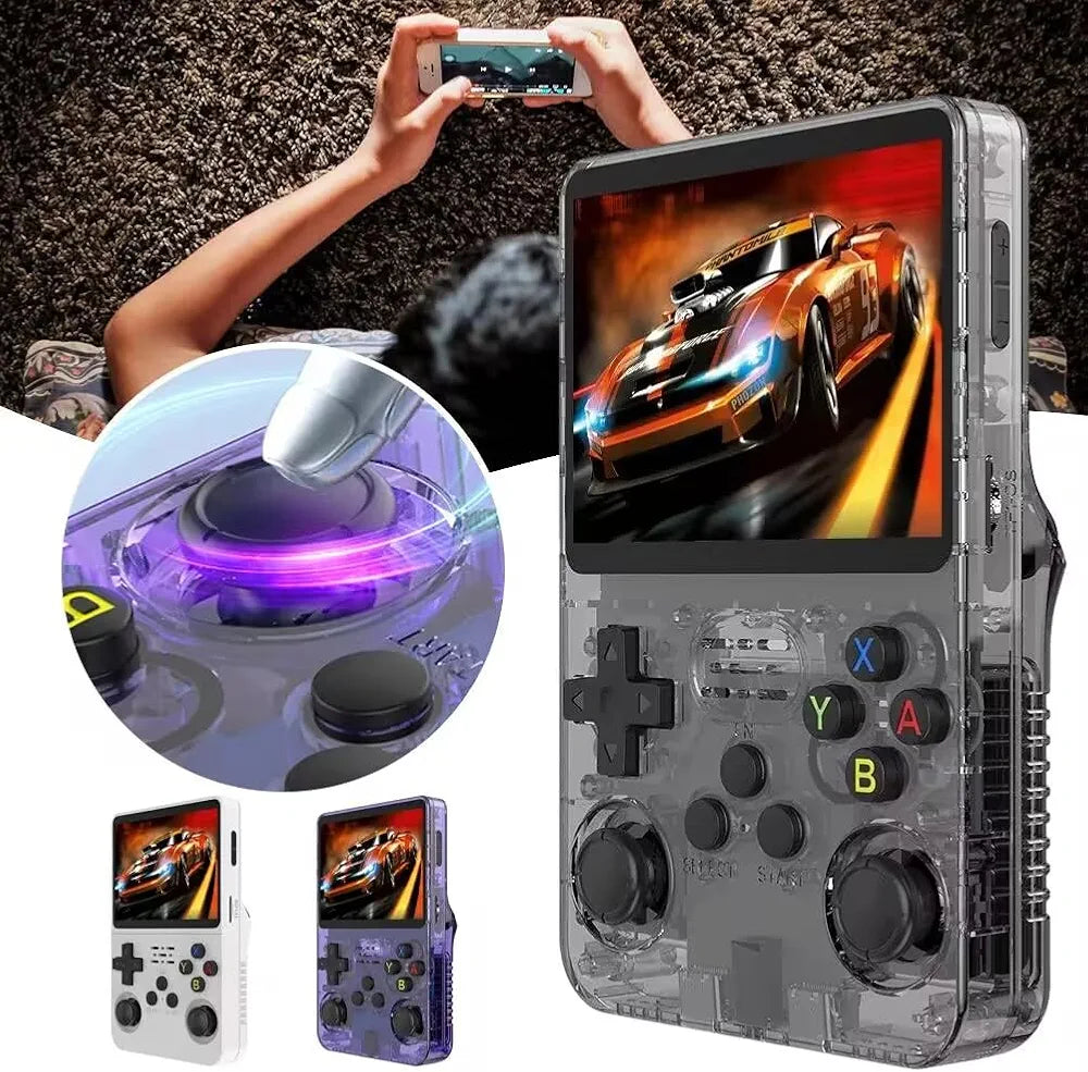 R36S Retro Handheld Game Console – 3.5" HD, 15,000+ Games, 21 Emulators, 2500mAh, Open Source Linux