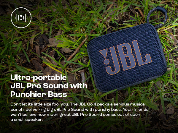 JBL Go 4 Portable Bluetooth Speaker