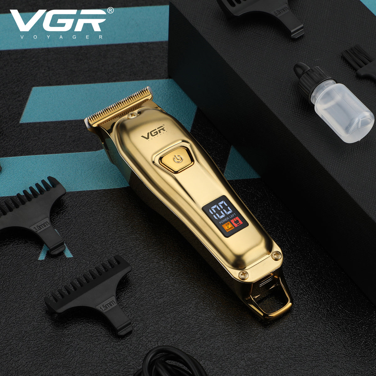 VGR V-965 Professional Hair Trimmer – Gold Edition