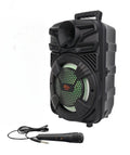 Sing-e ZQS806 8" Portable Bluetooth Party Speaker with Microphone