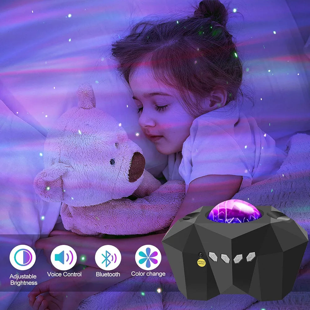 Dream Aurora Star Light Projector 3-in-1 with Bluetooth Speaker & Remote