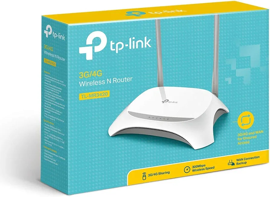 TP-Link TL-MR3420 – 3G/4G Wireless N Router 300Mbps