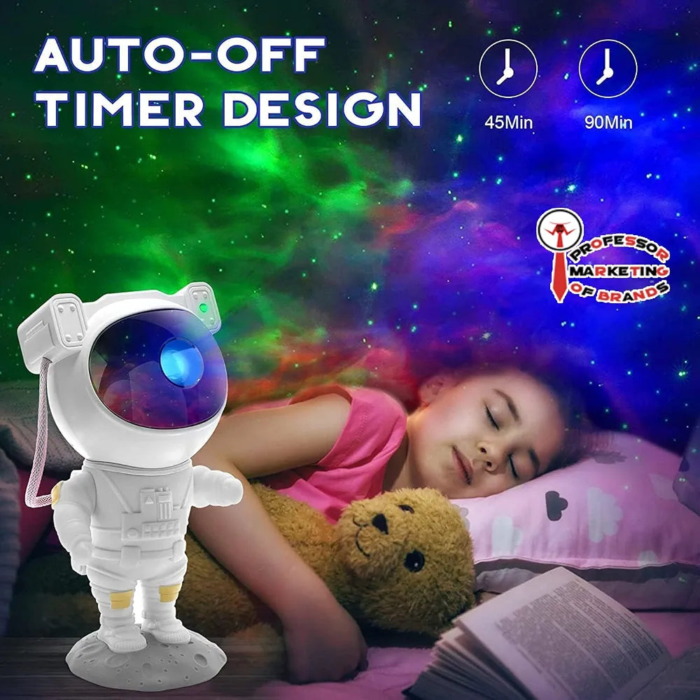 Astronaut Galaxy Projector with Bluetooth Speaker & Remote