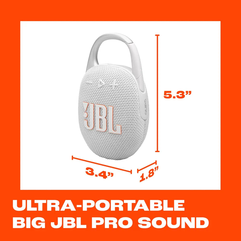 JBL Clip 5 Portable Bluetooth Speaker