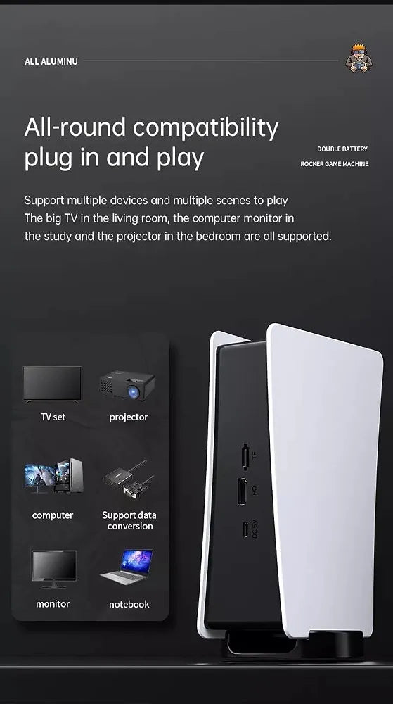 M5 Wireless Joystick Game Console – 4K UHD