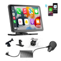 7" Wireless CarPlay & Android Auto Portable Car Screen