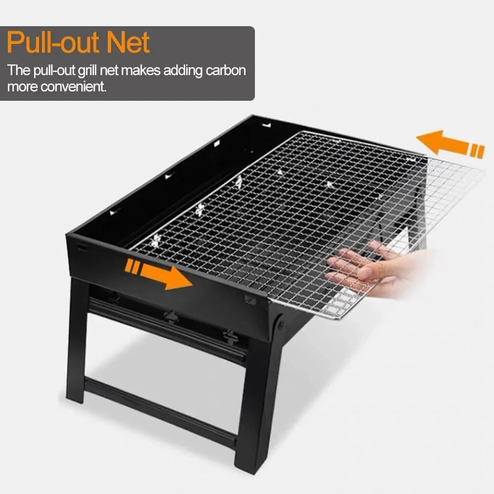 Portable Foldable Charcoal BBQ Grill