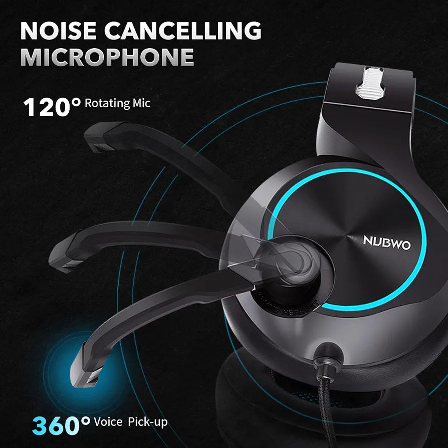 NUBWO N11 Gaming Headset – 3D Surround Sound & Noise-Cancelling Mic