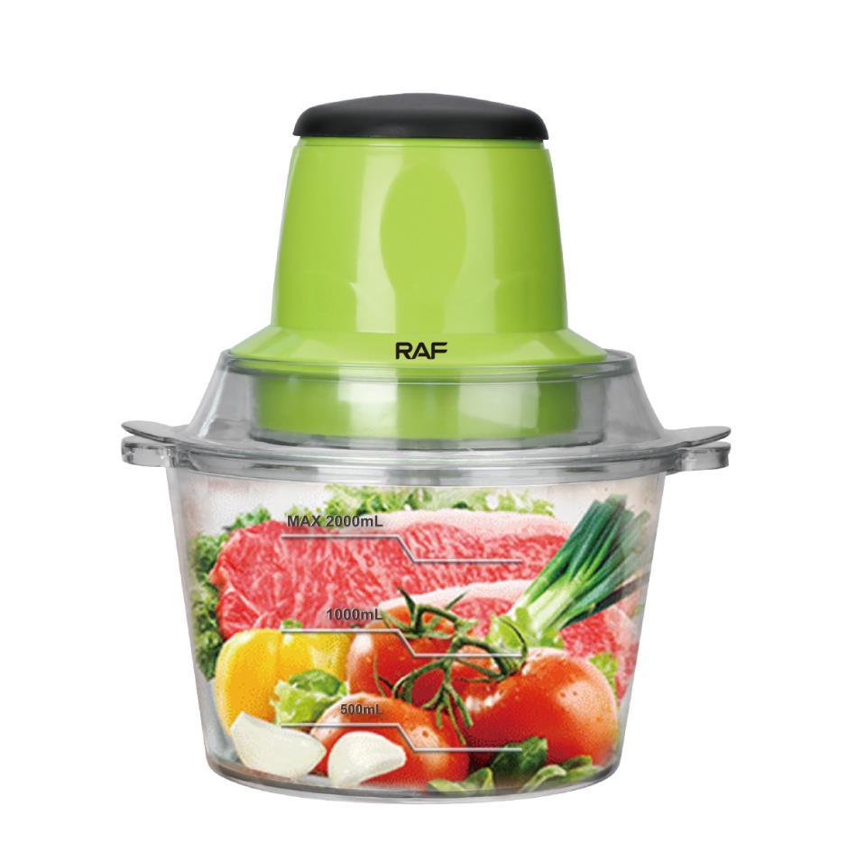 RAF Food Processor R.7003 – 600W 2L Electric Chopper with 4 Blades
