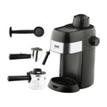 RAF Espresso Machine 800W with Steam Wand & 4-Cup Glass Carafe