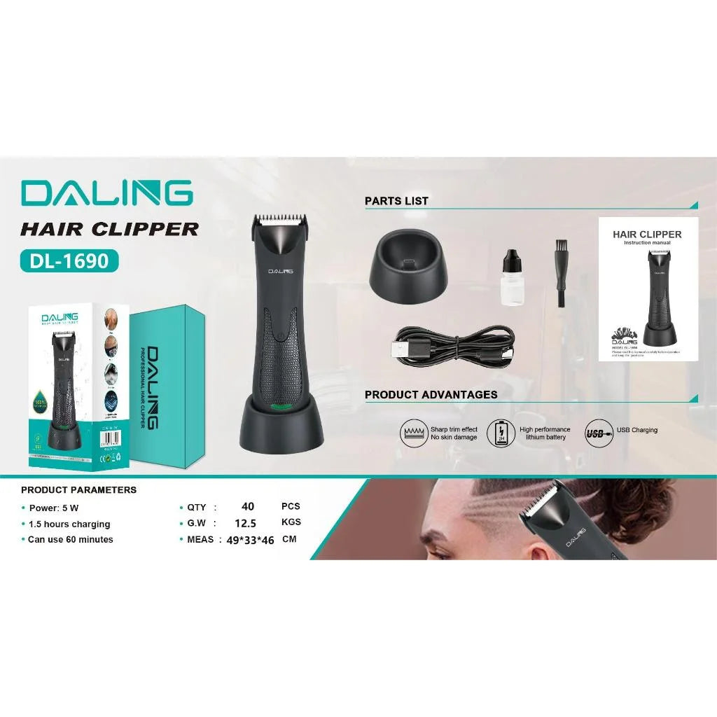 Daling DL-1690 Professional Cordless Hair Clipper