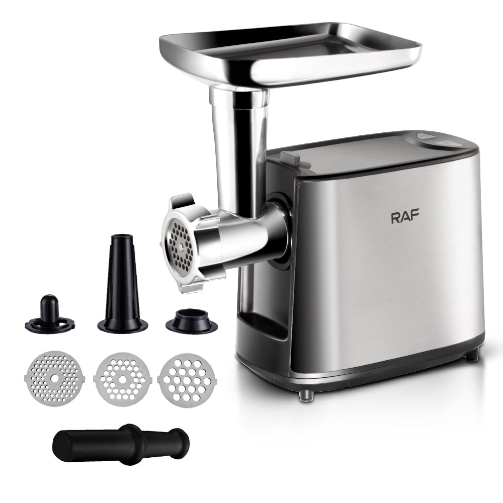 RAF Electric Meat Grinder 1000W – Heavy Duty Stainless Steel | Model R.3373