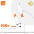 MOXOM MX-CB506 PD60W USB-C to USB-C Fast Charging Data Cable – 1M
