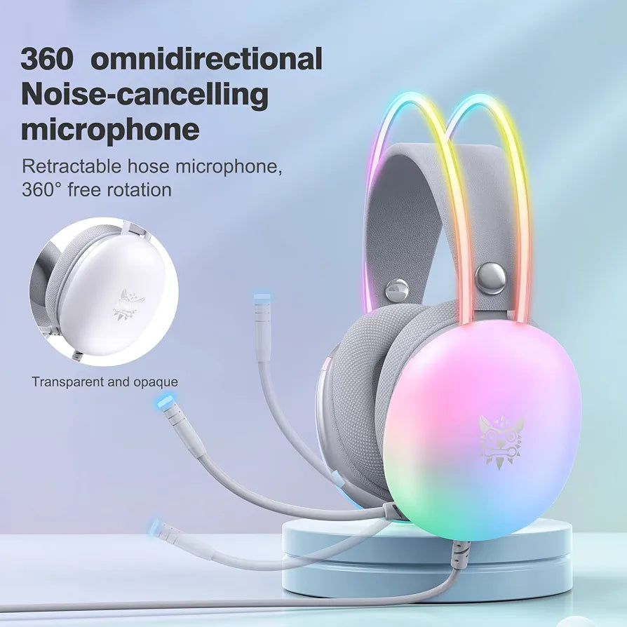 ONIKUMA Gaming Headset with RGB Lighting